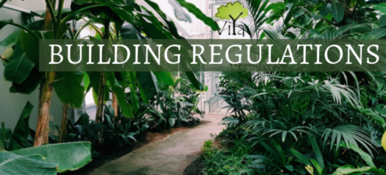 Building regulations for environmental compliance