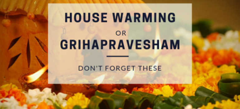 House warming or Grihapravesam