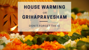 grihapravesham or house warming