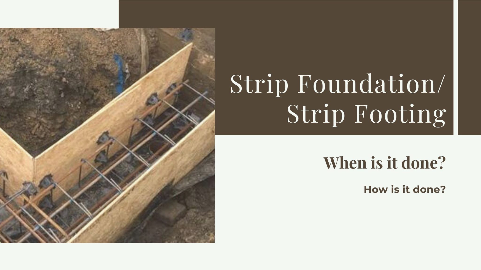 What Is Strip Footing