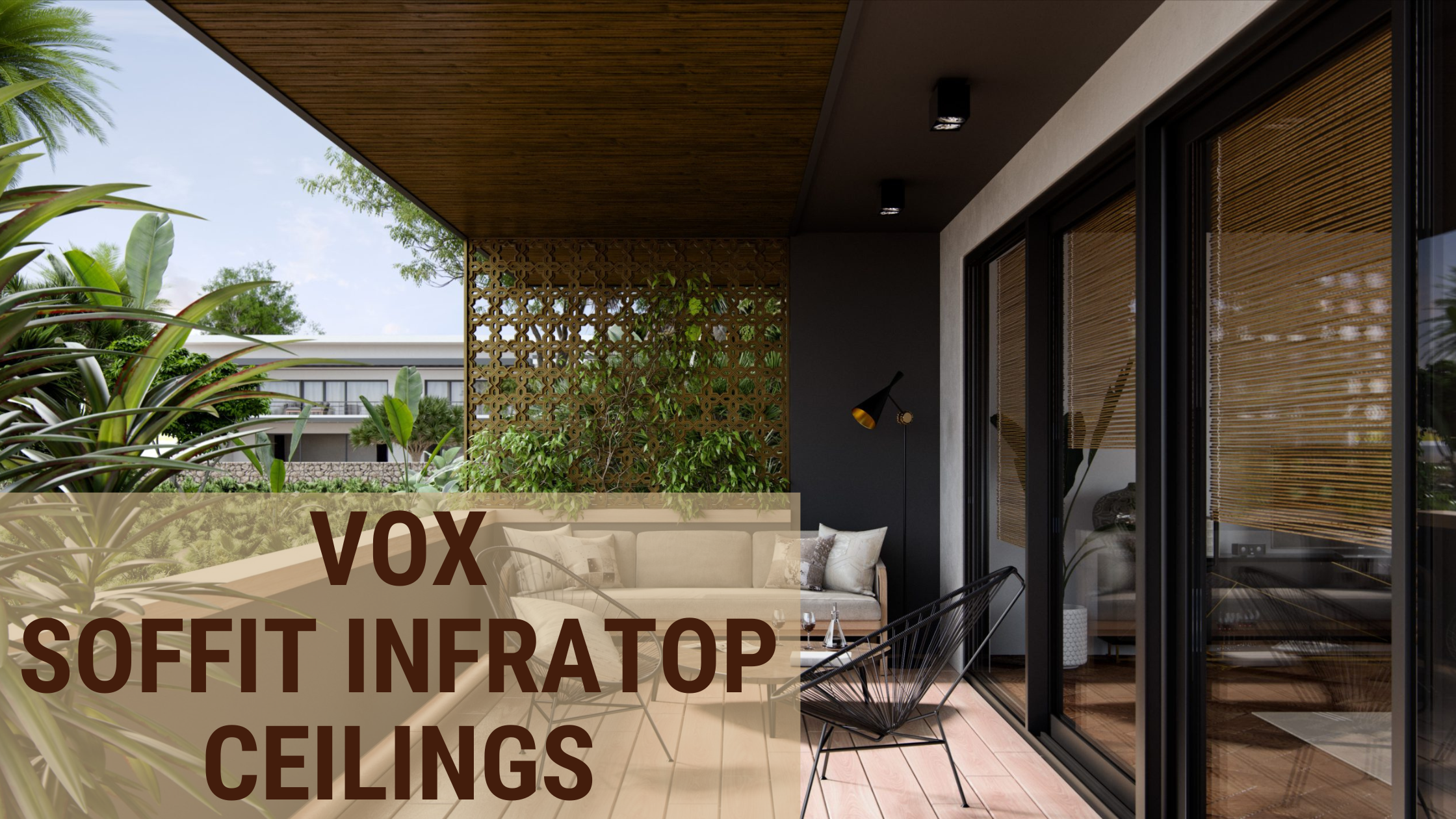 VOX Soffit Infratop ceilings